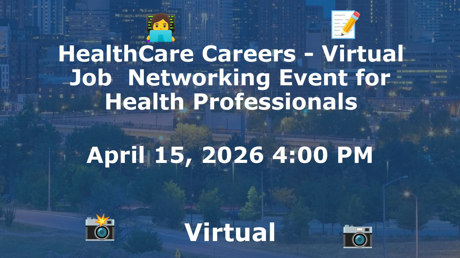 HealthCare Careers - Virtual Job  Networking Event for Health Professionals event image